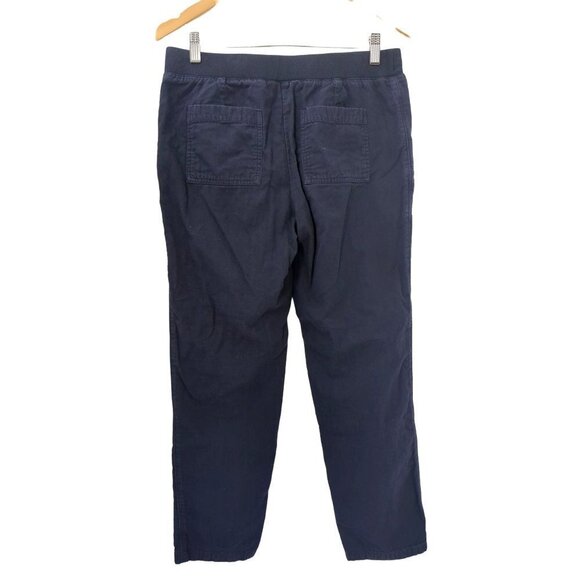 Talbots Pull On Pants Womens 6 Blue Drawstring Waist Pockets Casual‎ - Picture 2 of 10